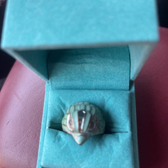 Kurt Geiger London Turquoise Eagle Ring 💎 - Picture 8 of 10